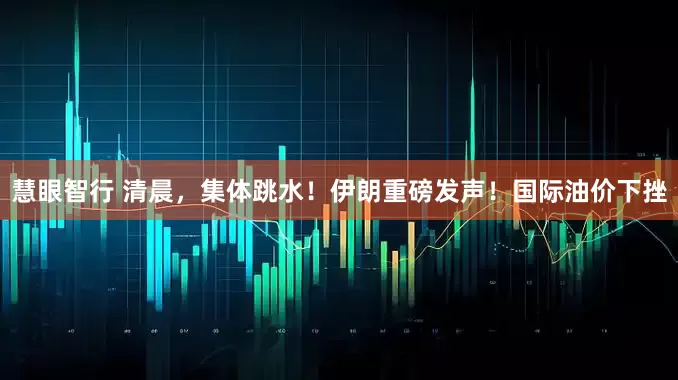 慧眼智行 清晨，集体跳水！伊朗重磅发声！国际油价下挫